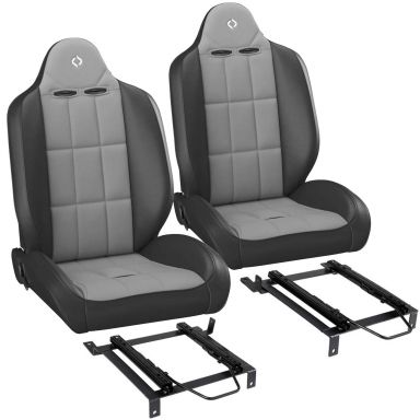 Corbeau Baja RS Reclining Front Seats & Brackets, 66-96 Ford Bronco