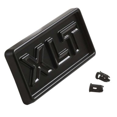 XLT Cowl Side Emblem | Satin Black | 78-79 Bronco, 77-79 Ford Truck