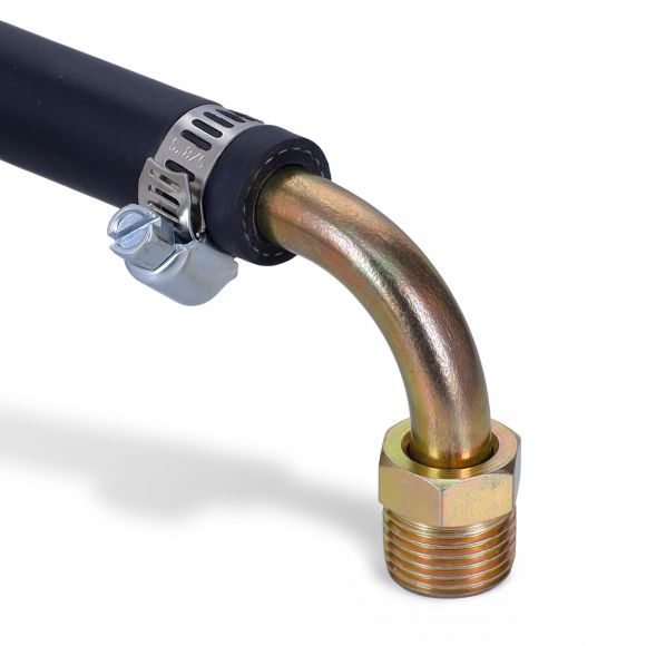 Power Steering Return Hose 90-degree Fitting for Ford 4x4x2 Box