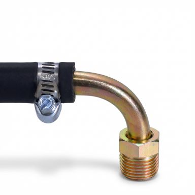 Power Steering Return Hose 90-degree Fitting for Ford 4x4x2 Box