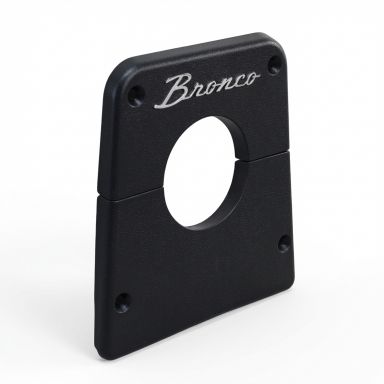 Bronco Script Steering Column Cover | Black | 66-77 Ford Bronco