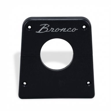 Bronco Script Steering Column Cover | Black | 66-77 Ford Bronco