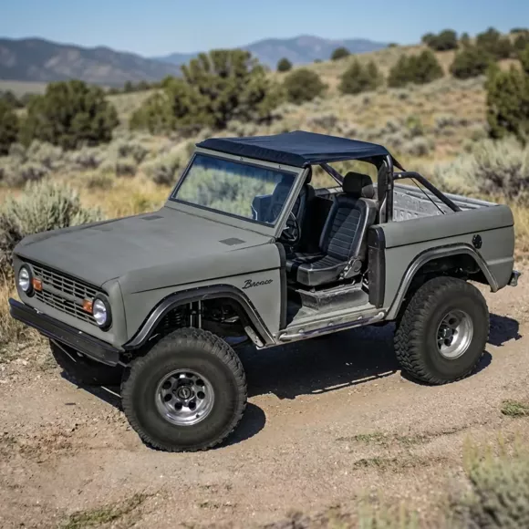 Black Bestop Bikini Top Kit | 1966-77 Ford Bronco