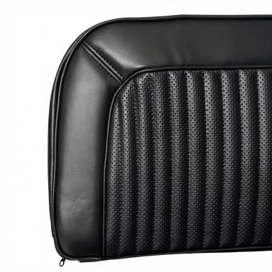 Rear Bench Seat Upholstery Cover | OE Black Rosette | 68-77 Ford Bronco
