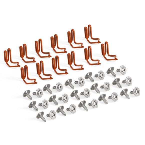 Quarter Panel Trim Push Clips | 12-piece Set | 68-77 Ford Bronco