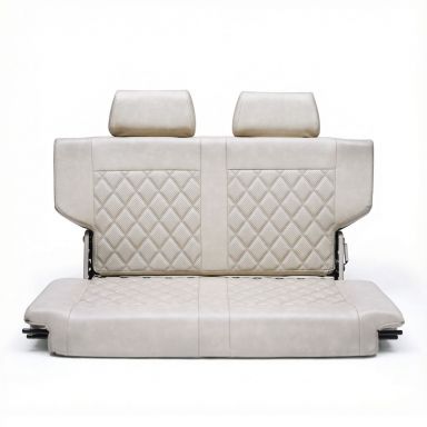 Caballo Fold & Tumble Rear Bench Seat | Sandstone Parchment Diamond | 66-77 Ford Bronco