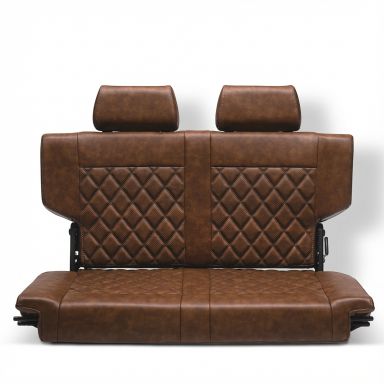 Caballo Fold & Tumble Rear Bench Seat | Whiskey Diamond | 66-77 Ford Bronco