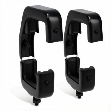 Radiator Mounts + Rubber Insulators | Black, 3-Core | 66-77 Ford Bronco