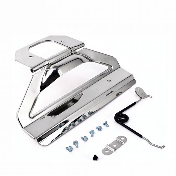 Rear License Plate Bracket Kit | Polished Stainless | 66-77 Ford Bronco