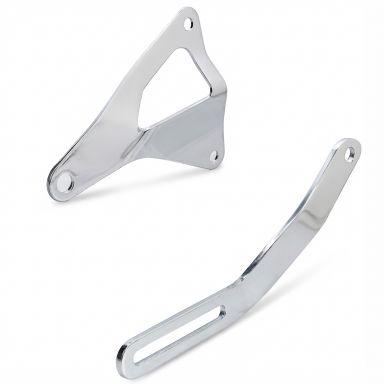 Chrome Alternator Brackets | SBF 289 302 351W V8 | 66-77 Ford Bronco