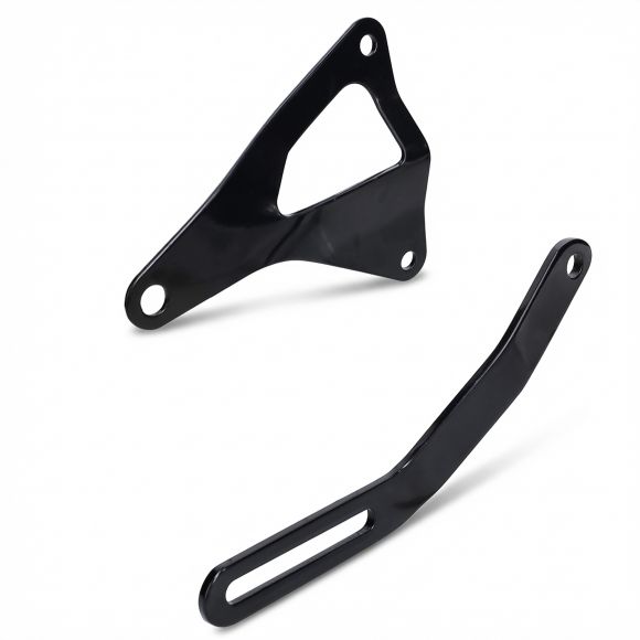 Black Alternator Brackets | SBF 289 302 351W V8 | 66-77 Ford Bronco