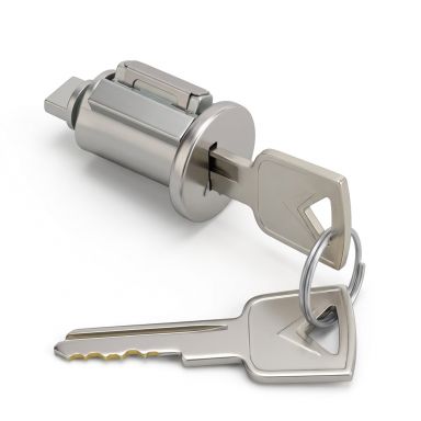 Ignition Switch Key Cylinder + Two Keys | 66-77 Bronco, 61-66 Ford Truck