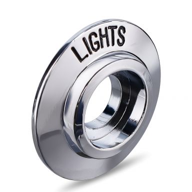 Headlight Switch Bezel | LIGHTS Imprint | 66-72 Bronco, 61-72 Ford Truck