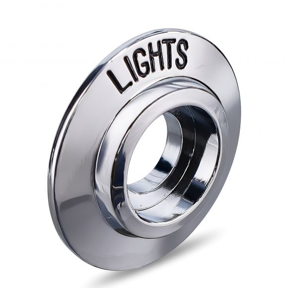 Headlight Switch Bezel | LIGHTS Imprint | 66-72 Bronco, 61-72 Ford Truck