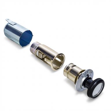 Cigar Lighter Kit | Socket Element, Bezel & Knob | 68-79 Bronco, 67-79 Ford Truck