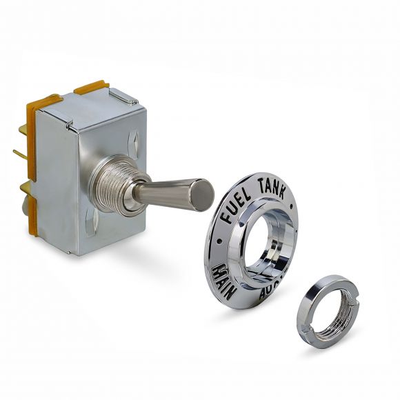 Fuel Selector Switch + Bezel & Nut Kit | 66-77 Bronco, 67-72 Ford Truck