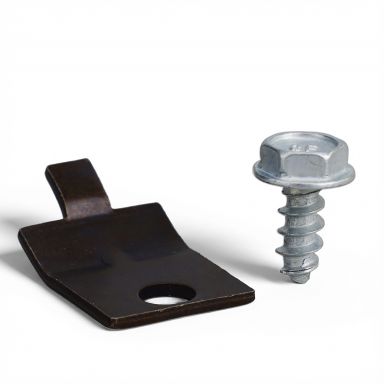 Heater Pull Cable Clamp Bracket + Screw | 66-77 Ford Bronco