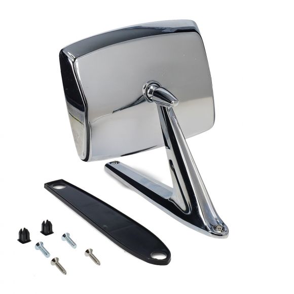 Door Side Mirror | OE-Type Chrome | 68-79 Bronco, 67-79 Ford Truck