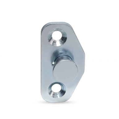 Door Latch Striker Plate + Shim | Each | 66-67 Ford Bronco