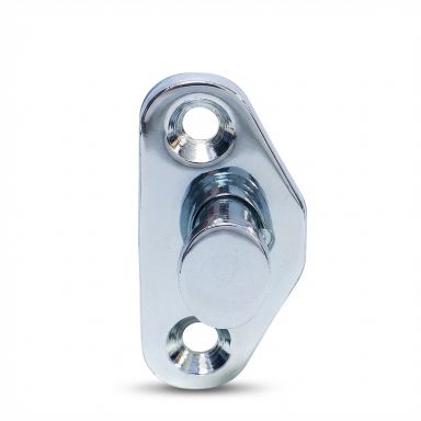 Door Latch Striker Plate + Shim | Each | 68-77 Ford Bronco