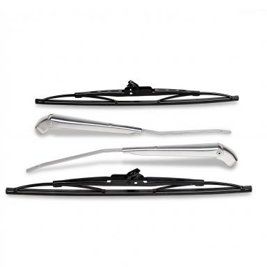 Windshield Wiper Arms & Blades Set | 78-89 Bronco, 61-89 Ford Truck