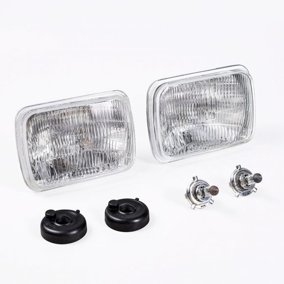 H4 Headlight Upgrade Kit | Rectangular | 78-86 Ford Bronco & Truck