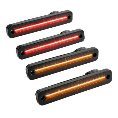 Side Marker Smoke LED Lens Kit | 78-79 Bronco, 73-79 Ford Truck