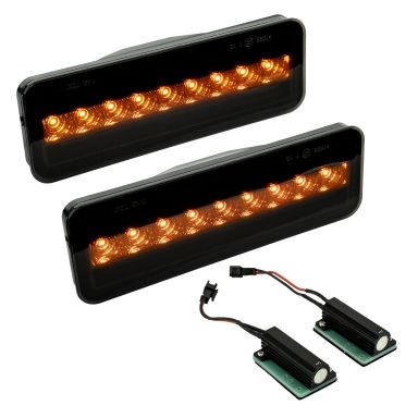 LED Front Turn Signal & Running Light w/Smoke Lens | 80-86 Ford Bronco & Truck