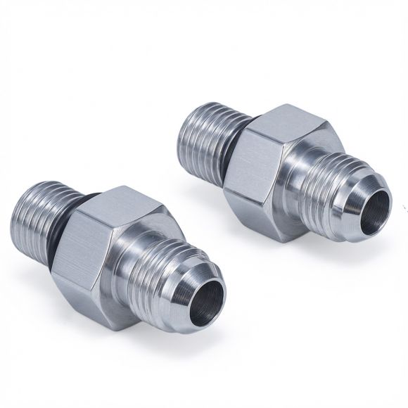 700R4 Automatic Transmission Fittings | PAIR | 1/4NPS Male to 6AN