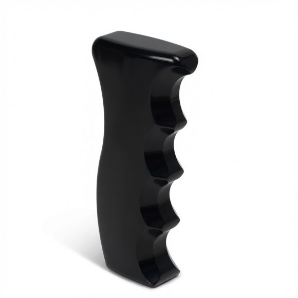 WH Billet Pistol Grip Shifter Handle Knob | 1/2 NC Thread, Black Anodized