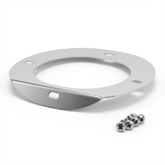 Transfer Case J-Shifter Boot Trim Bezel | Stainless | 73-77 Ford Bronco