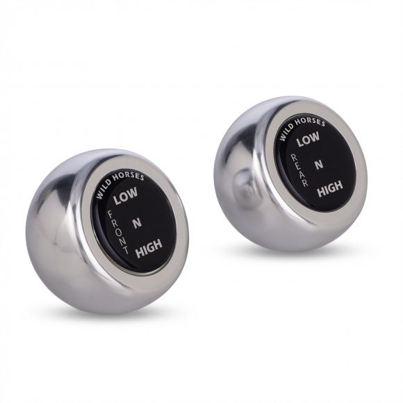 WILD HORSES Billet Aluminum Twin Stick Transfer Case Shifter Knobs