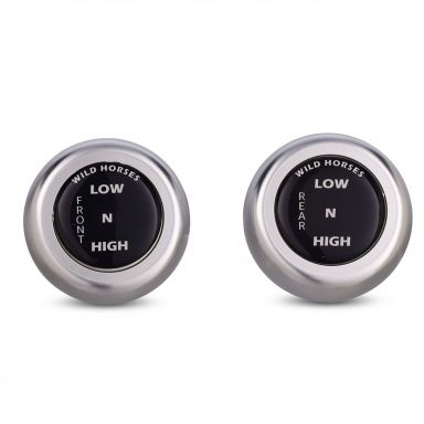 WILD HORSES Billet Aluminum Twin Stick Transfer Case Shifter Knobs