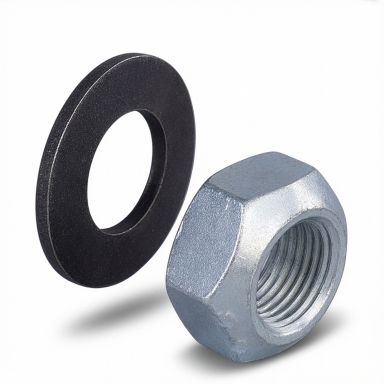 Dana 20 Transfer Case Yoke Nut & Washer | 66-77 Ford Bronco