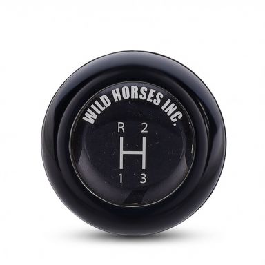 WILD HORSES Black 3-speed Manual Transmission Shifter Knob
