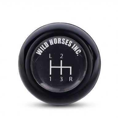 WILD HORSES Black 4-speed Manual Transmission Shifter Knob | NP435 T18 T19 SM465