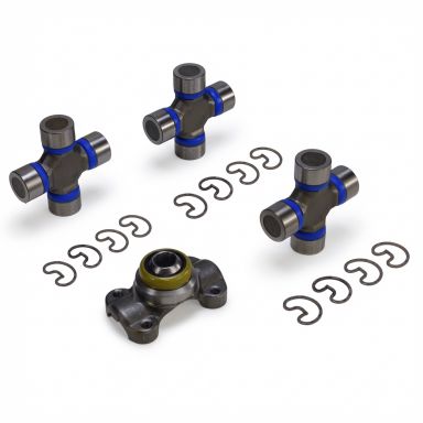 Driveshaft Rebuild Kit | U-Joints + CV Yoke | 66-77 Ford Bronco