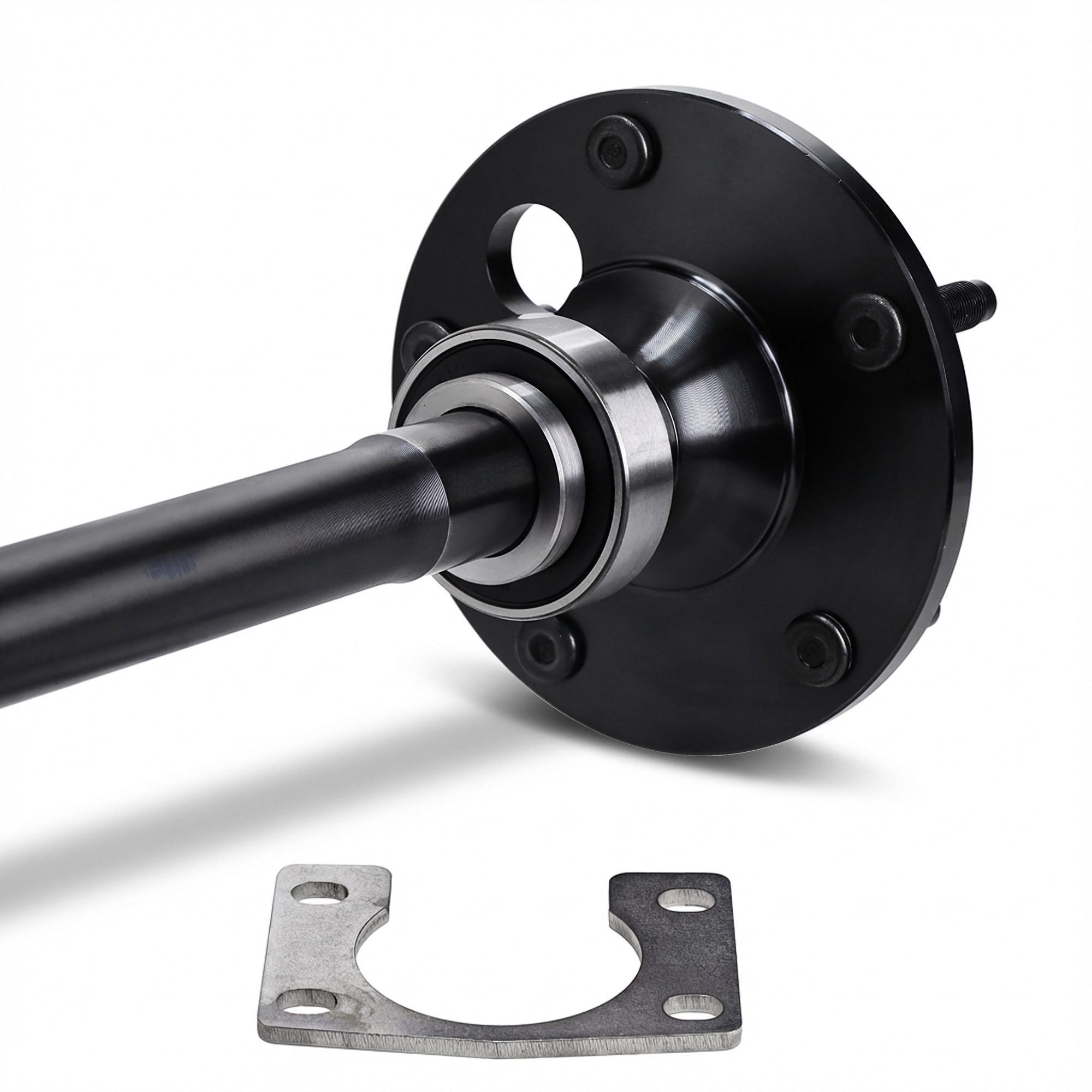 Stock 28-spline Rear Axle Shaft - Passenger, Lg Bearing, 66-75 Bronco