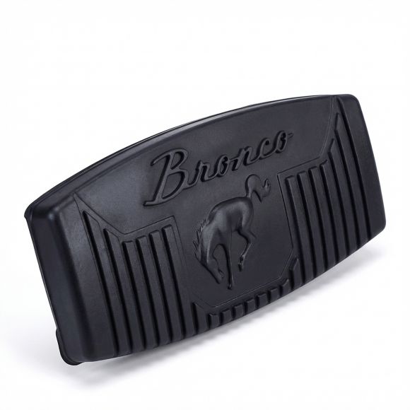 Brake Pedal Pad | Auto (Wide), Bronco Horse & Script | 76-96 Ford Bronco