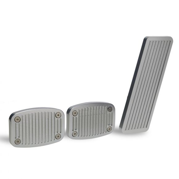 Billet Pedal Pad Kit | Gas, Brake & Clutch | 66-77 Ford Bronco