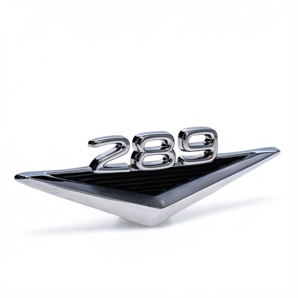 289 Fender Emblem + Clips | Early Style | 66-68 Ford Bronco