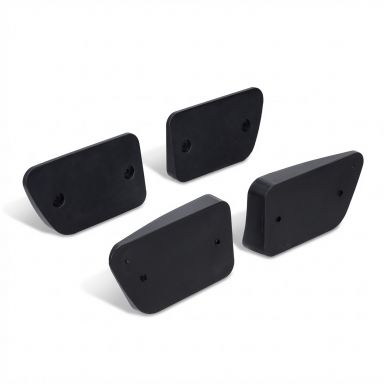Black Side Reflector Mounting Pads | Set of Four | 68-69 Ford Bronco