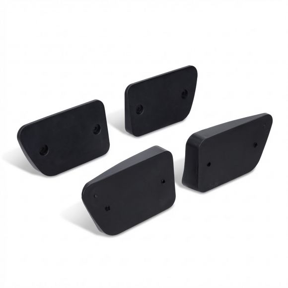 Black Side Reflector Mounting Pads | Set of Four | 68-69 Ford Bronco