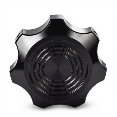 Route 66 Billet Fuel Cap Cover | Black | Fits Non-Locking 2.80 inch OD Cap