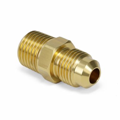 C4 Trans Cooler Line Fitting | 1/2-20 Male SAE x 1/4-18 Male NPT