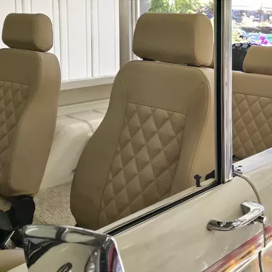 Caballo Seats Kit | Front & Rear Set | Diamond Cashew | 66-77 Ford Bronco