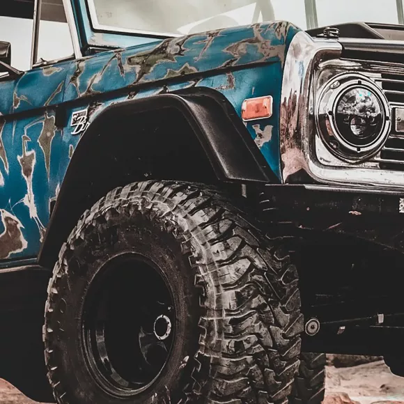 WH Silverback Wide Fender Flares Kit | Front + Rear | 66-77 Ford Bronco