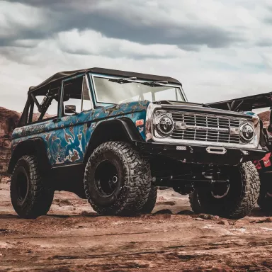 WH Silverback Wide Fender Flares Kit | Front + Rear | 66-77 Ford Bronco