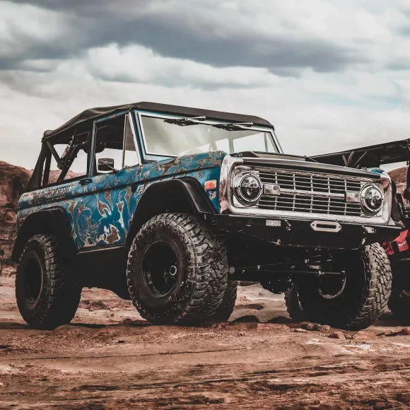 Silverback Wide Fender Flares | Full Set - Front + Rear | 66-77 Ford Bronco