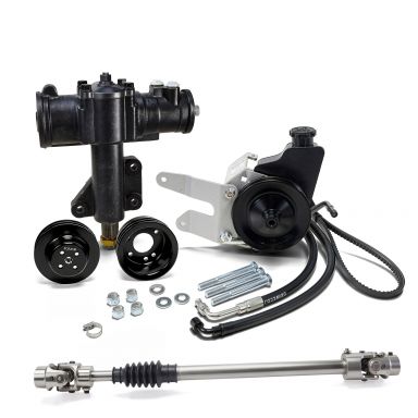 Master Power Steering Conversion Kit with Pulleys | OE Type | 66-77 Ford Bronco